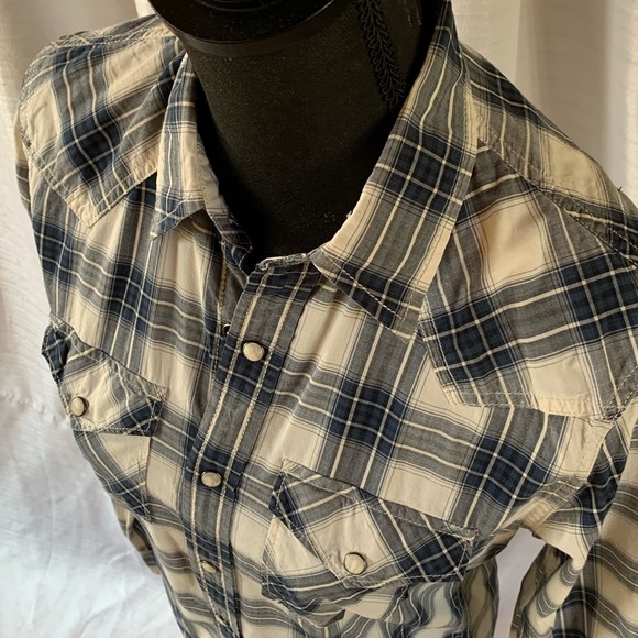 American Eagle pearl snap shirt XS - Picture 10 of 15